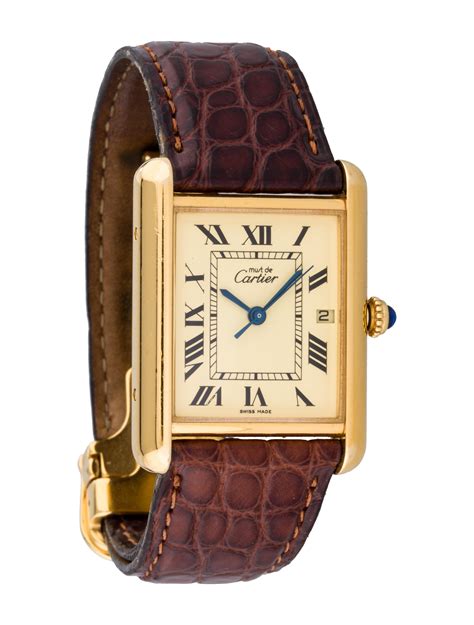 buy tank cartier must de cartier men|cartier tank must interchangeable strap.